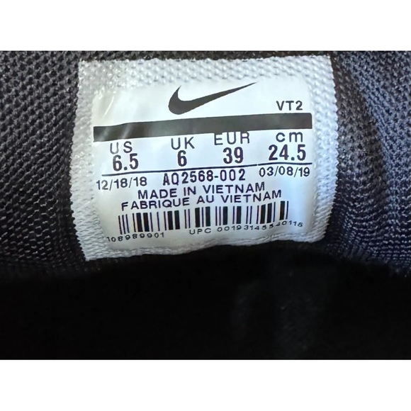 Nike Air Max 200 Vast Grey-Black-White-Pacific Blue Mens US Size 6.5 USED GOOD - Picture 4 of 8